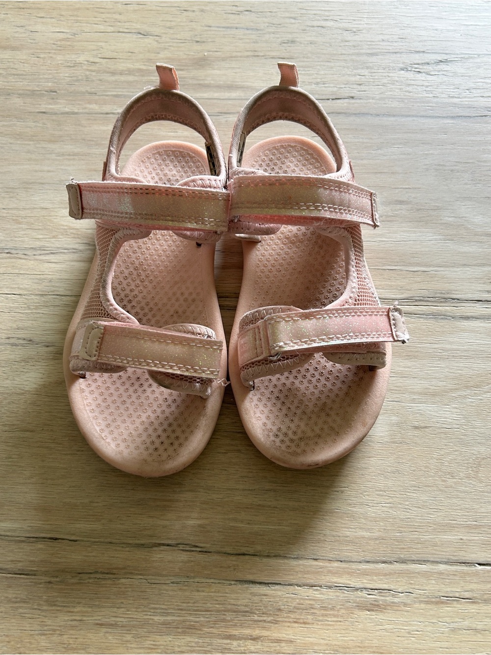 OshKosh B'gosh Peach/Pink Adjustable Strappy Sandals
